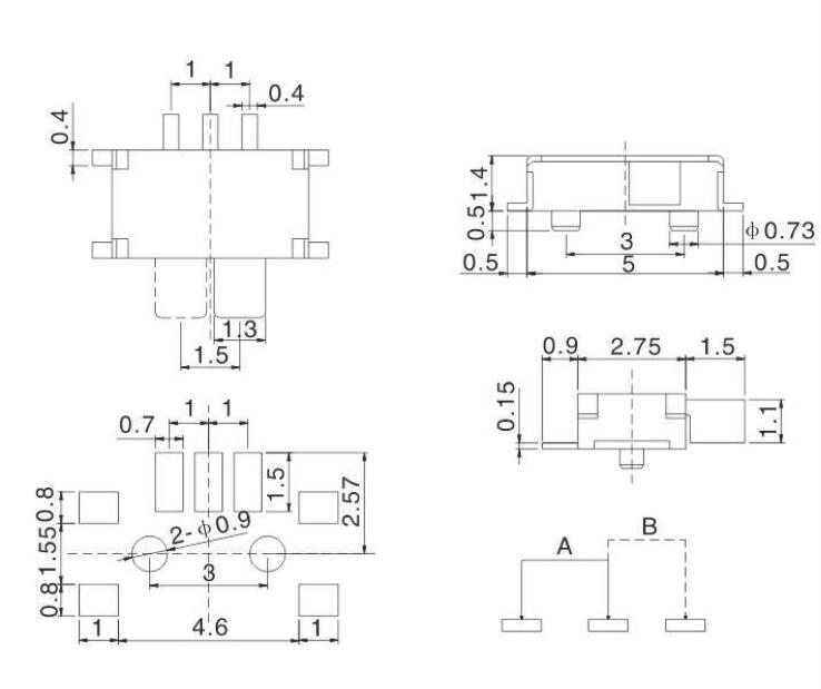 贴片开关规格书