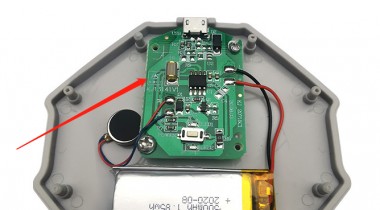 驼背矫正器PCB主板上的角度感应开关应用案例