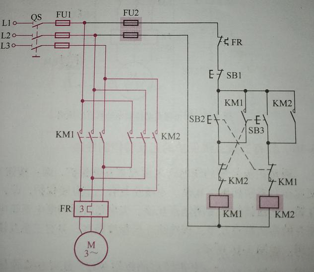 按钮开关接线图