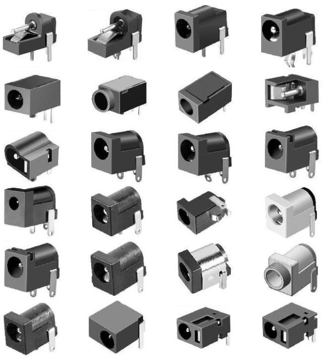 DC电源插座规格分类和材料