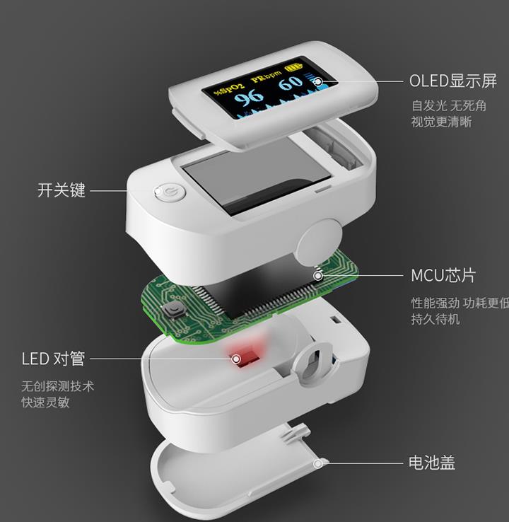血氧仪中轻触开关的解决方案