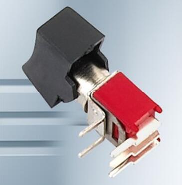 RS4-102R3 红色六脚两档 90度弯脚 卧式