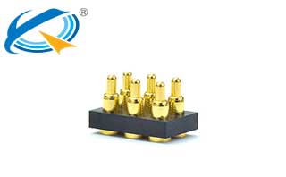 6pin双排直立式塑胶连接器