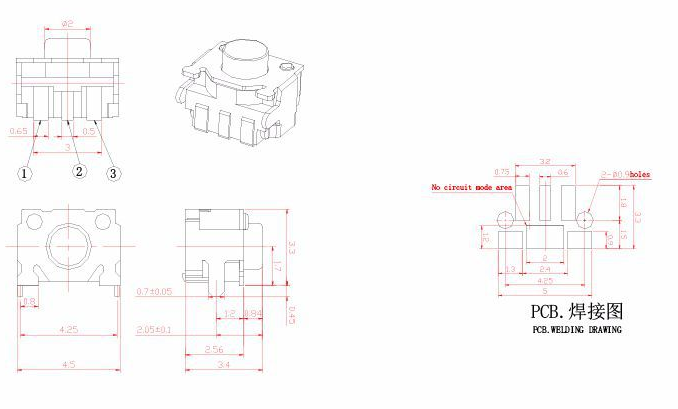 笑脸开关的规格尺寸