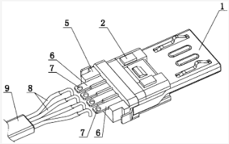 microusb结构示意图