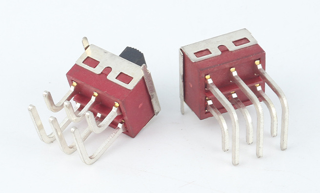 六脚90°拨动开关