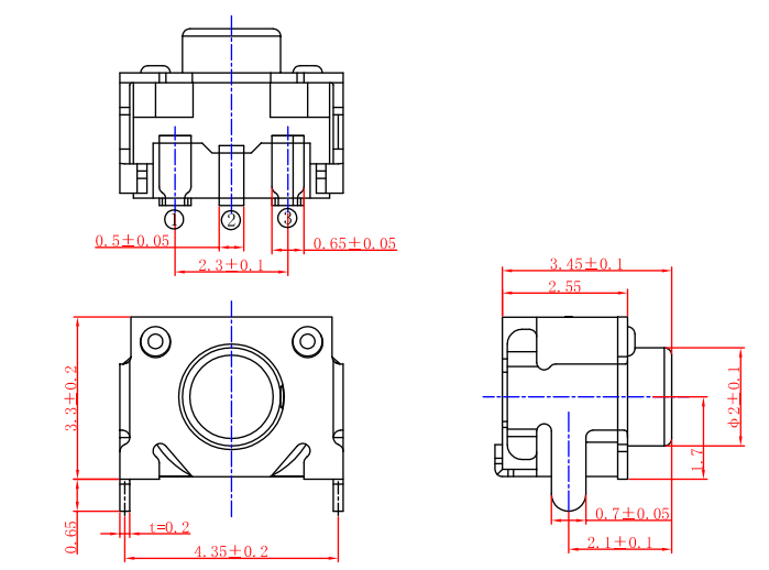 笑脸轻触开关尺寸